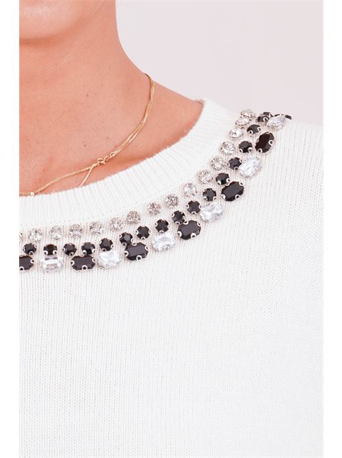 Maglia in viscosa Love To Love by Gai Mattiolo | LT541PANNA